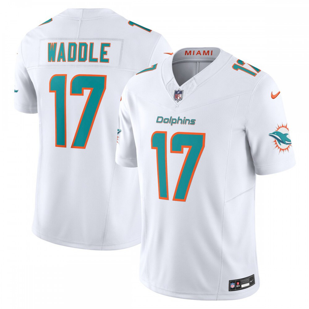 Jaylen Waddle Miami Dolphins Nike Vapor F.U.S.E. Limited Jersey - White-Profan Arena